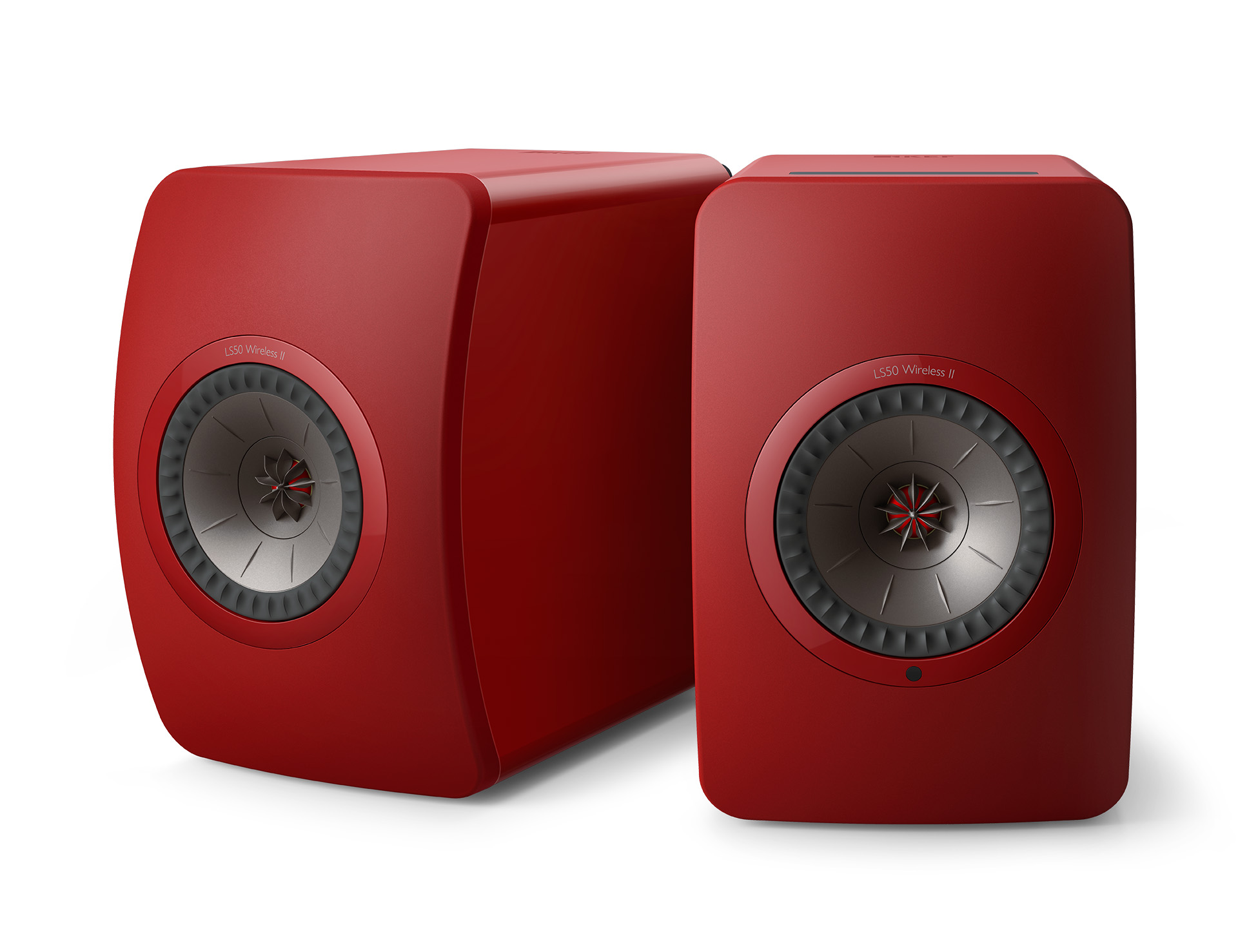 LS50 Wireless II_Crimson Red Special Edition_Pair_front_angle